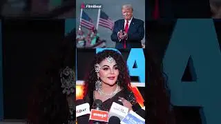 Rakhi Sawant Ne Donald Trump Ko Bataya Apan Asli Father! #Shorts #filmibeat