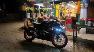Gsxr150 তে আমি কি কি install করলাম 👀  #GSXR150 #foryouシ