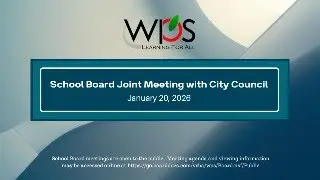 Winchester Public School Board | City Council Joint Meeting