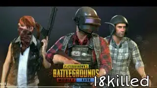 18 kill for pubg mobile kak98k headshot TDM