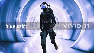 Blue drift - VIVID 11 - floating Future Indie Pop track full of depth and motion