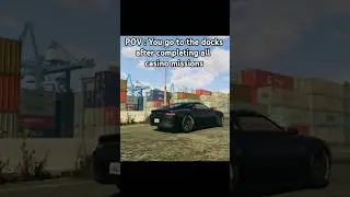 POV : You go to docks after completing all casino missions | GYA Online #viral #gta #gaming