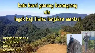 angin dan kabut tebal || batu kursi gunung burangrang via legok haji lintas tanjakan mentari