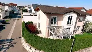 Drohnenflug Einfamilienhaus in Untereisesheim