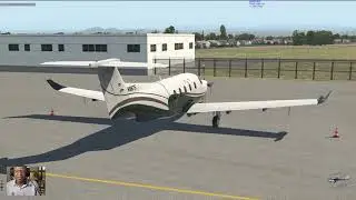 X-Plane: FSEconomy flight from KRBL to KINS in the Pilatus PC-12
