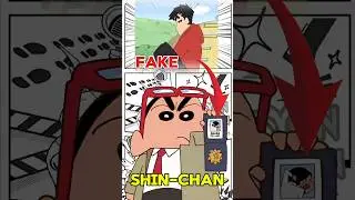 Official futures shin-chan face reveal #Shorts