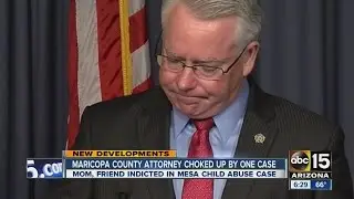 Maricopa County Attorney Bill Montgomery choked up by one case
