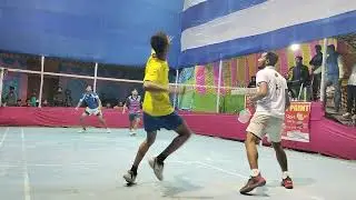 #Aditya & saikat vs Nilanjan & partner wb state ranking best badminton player#badminton #kolkata
