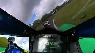 Oschersleben MotoMonster 23.05.2025 rote Gruppe GSX-R1000R Turn 1