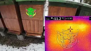 Kontrola zimného chumáča termokamerou