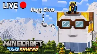 🌿Making HAPPY GHAST Balllons in Cozy Modded Minecraft | Time Synced ☀️ LIVE