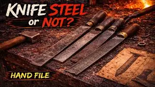 Can you HARDEN Hand File Steel? | Bladesmithing