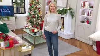 AnyBody Cold Shoulder Pullover Sweater on QVC