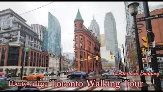 Walking tour at Fantastic views of Gooderham BuildingToronto
