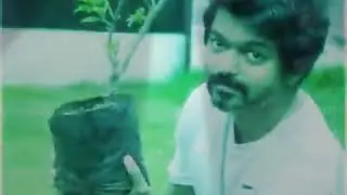 Thalapathy  Vijay   #Green IndiA Challenge Accepted  #maheshbabu  .. Verithanam  💯😘..SAVE NATURE..