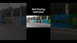 Wall Painting hyderabad sindh #art #painting #streetart #wallartpainting