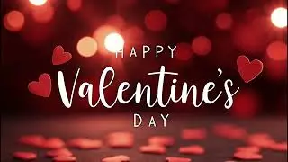 Happy Valentine's Day 2026 background (screensaver)💟 Beautiful Romantic Piano Music for Relaxing🎶