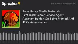 First Black Secret Service Agent, Abraham Bolden On Being Framed And JFK's Assassination (part 7 of