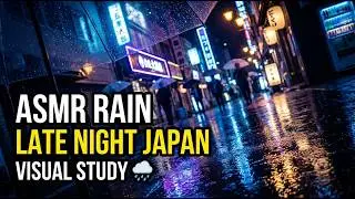 Rainy Streets Tokyo 🌧️ Lofi Hip Hop Beats for Calm, Focus & Night Study