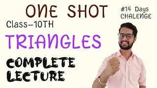class 10th Triangles One shot 🔥 I Class 10 Maths chapter 6 I Ranbir Singh I CBSE I NCERT I Toppers A