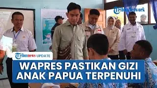 Pastikan Gizi Anak Papua Terpenuhi, Gibran Cek Menu Makan Bergizi Gratis di SMA Negeri 1 Wamena
