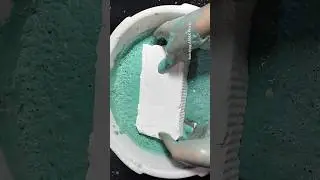 asmr Gym Chalk dipping and crumbling #shorts #asmrdippingandcrumbling #chalk