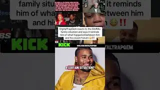 DigitalTrapGem says GloRilla&rsquo;s family drama reminds him of his past with Fanum 😳 #fyp #fanum
