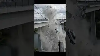 Bridge Collapses Due to Poor Materials ! #Construction #Fail #Bridge #Shorts