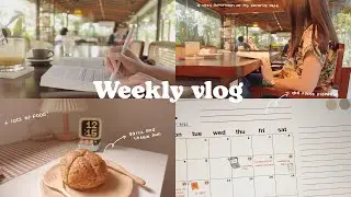 vlog 🧇 slow days, morning routine, lots of food, cozy afternoon at my fave cafe ☕️