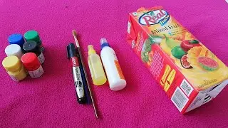 DIY-BEST HACK || How To Reuse juice tetrapack || carton hacks ||Best Out Of Waste Hacks For Children