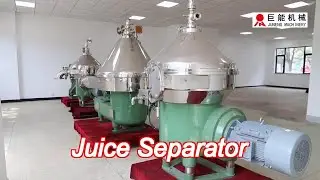 automatic discharging clarification process juice separator for coconut water