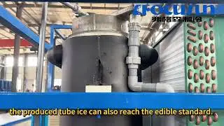 🧊🎬 1 Ton Tube Ice Machine Test | Focusun Ice Making Performance 🎬🧊