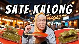 CUMA KELUAR MALAM HARI‼️ 🦇 SATE KALONG LEGENDARIS DI CIREBON! 🔥🍢