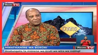Ndereti ya mwathanĩre wa bũrũri na Ngabana wa tene wa Nyandarua Francis Kimemia