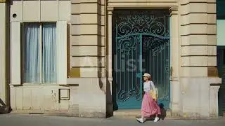 6184084 Woman Building Outside Leaving By Denis Raev Artlist HD