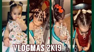 Toddler Hairstyles| 4 Different Pig Tail Hairstyles| VLOGMAS Day 13