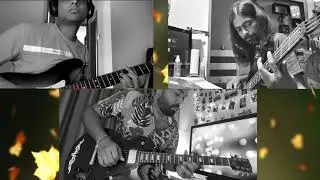 Autumn Leaves by Eric Clapton - Guitar and Bass instrumental cover Virtual Collab