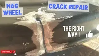 Mag wheel crack repair