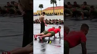 Marine Corps : Cadence push-ups. #usmc #marines #marinecorps #usmarines #semperfi #bootcamp #army