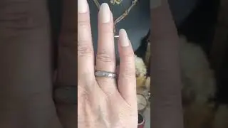 Antique Art Deco Era Heavy Solid Platinum Engraved Wedding Band 9.1 Grams