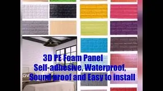 3D PE Foam - Self-Adhesive Panel