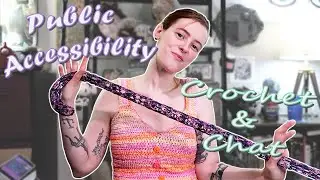 Crochet Cane Decor | Crochet & Chat for Disability Pride Month!