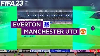 Everton vs Man United - Premier League | FIFA 23 PS5 Gameplay