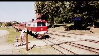Siaurasis gelezinkelis arba siaurukas. Lithuania, Anyksciai. Narrow-gauge railway.
