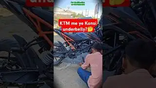KTM Duke underbelly modified | rs underbelly on Duke200 new model #ktmduke #underbelly #RCunderbelly