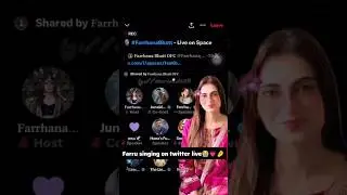 Farruuu Singing on Twitter Live😭💗🤌#farhanabhatt #singing #twitter #twitterlive #bulleya #song #love