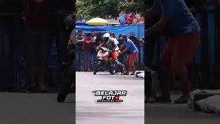INSIDEN ROOKIE TERJATUH SAAT START ROAD RACE DI KARANGANYAR