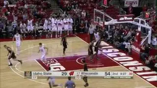 Vitto Brown Drives and Dunk vs. Idaho State