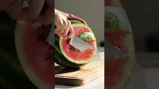 Cutting watermelon | Google VEO 2 | Eleven Labs | AI tool | Mountain village | Nature Buddies #fruit