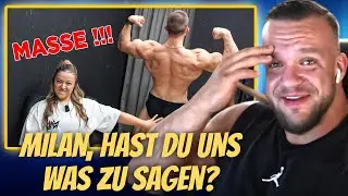 Haarwuchs & erhöhte Libido! Milan's erste Anziechen auf Stoff live Reaktion William Niewiara